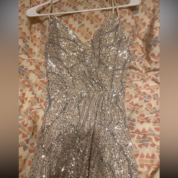 Sequin Prom Dress - Picture 5 of 7
